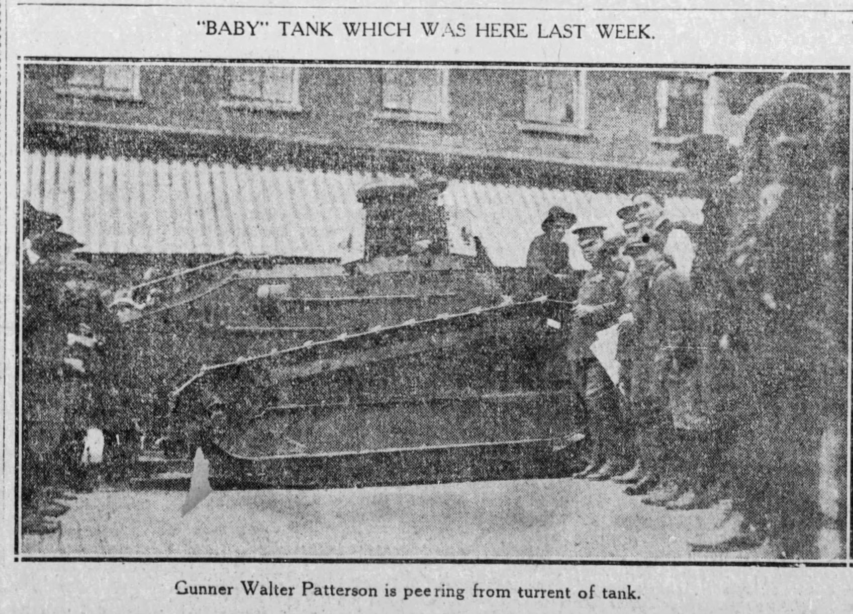 Baby tank 1920